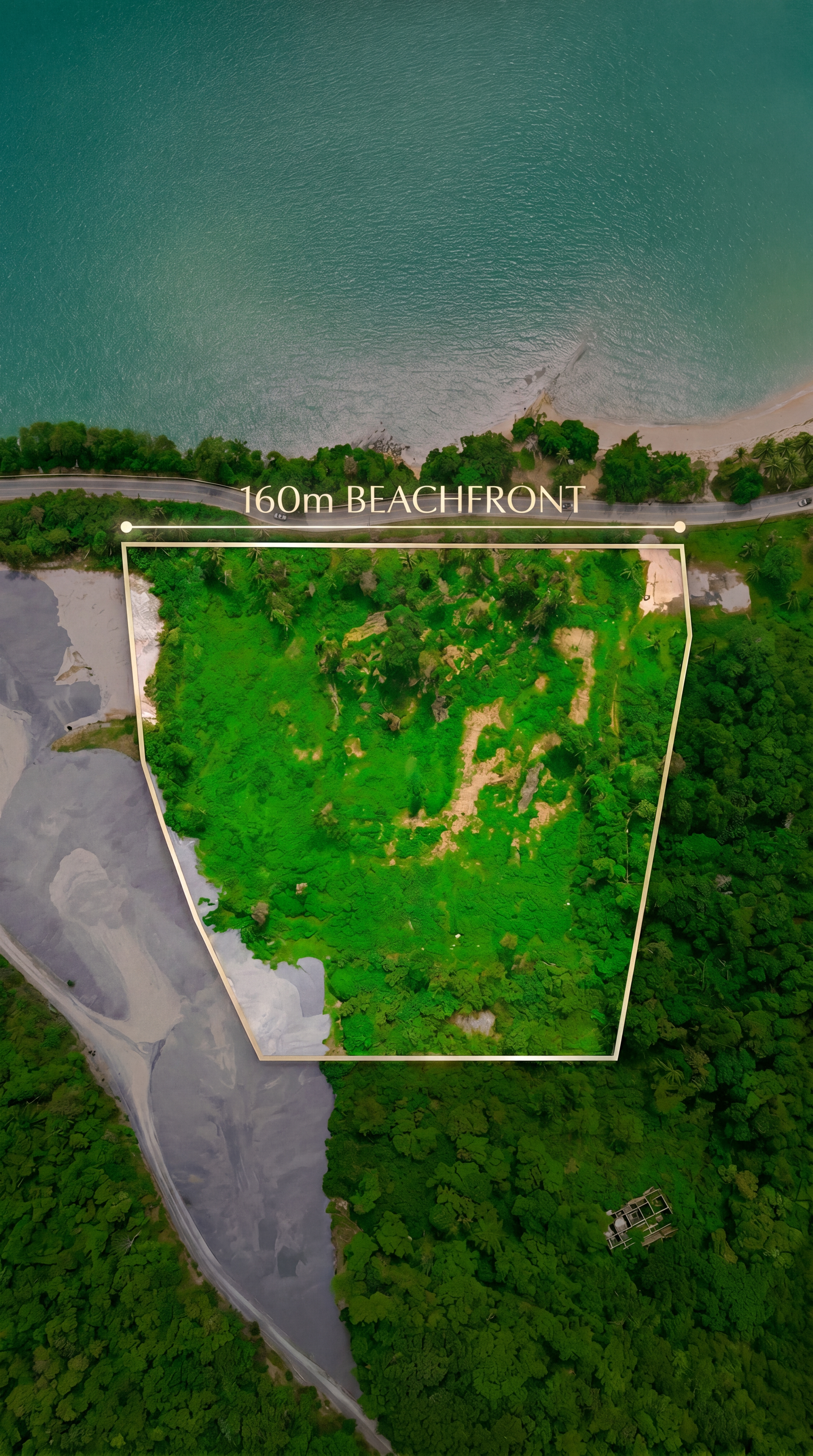 160 Metres of Beachfront — Khlong Muang Beach, Krabi